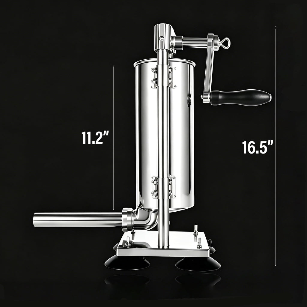 3L Manual Sausage Stuffer Machine 304 Stainless Steel W8444
