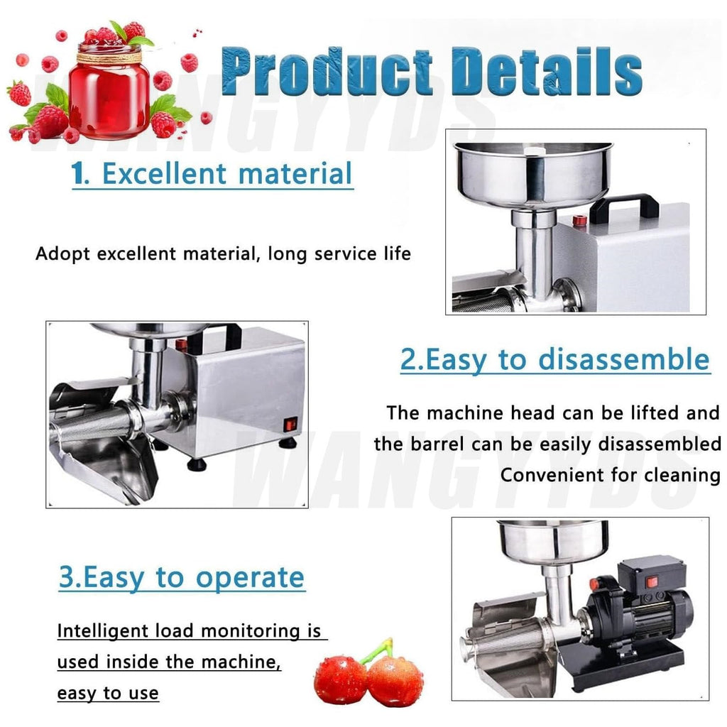 450W Stainless Steel Electric Tomato Strainer M25285