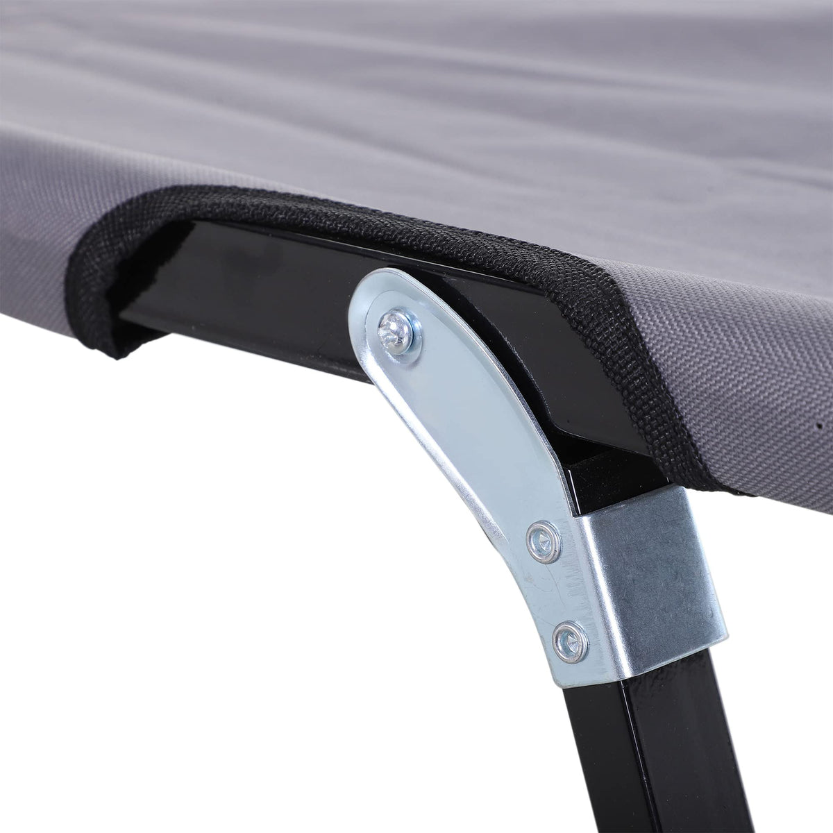 2 Person Folding Camping Cot with Carry Bag O23748