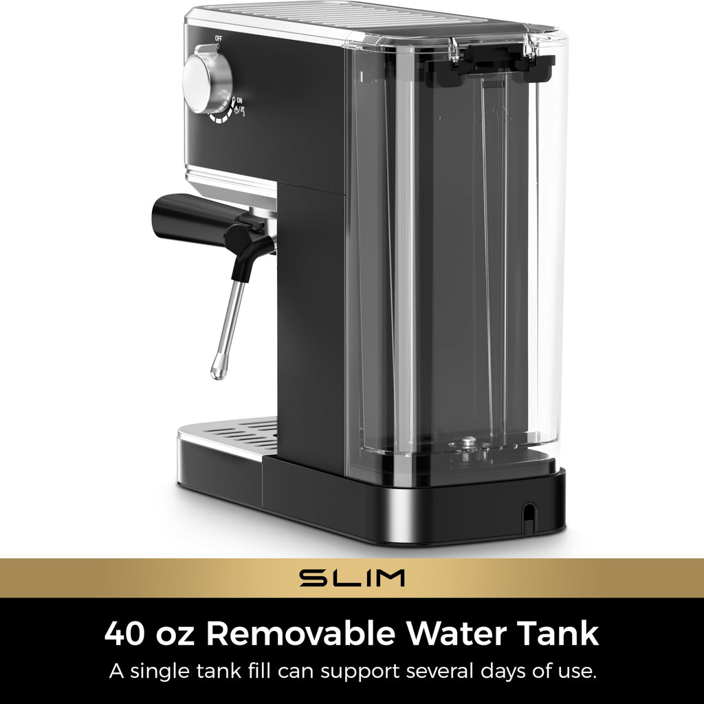 Slim Espresso Machine with Milk Frother F709135
