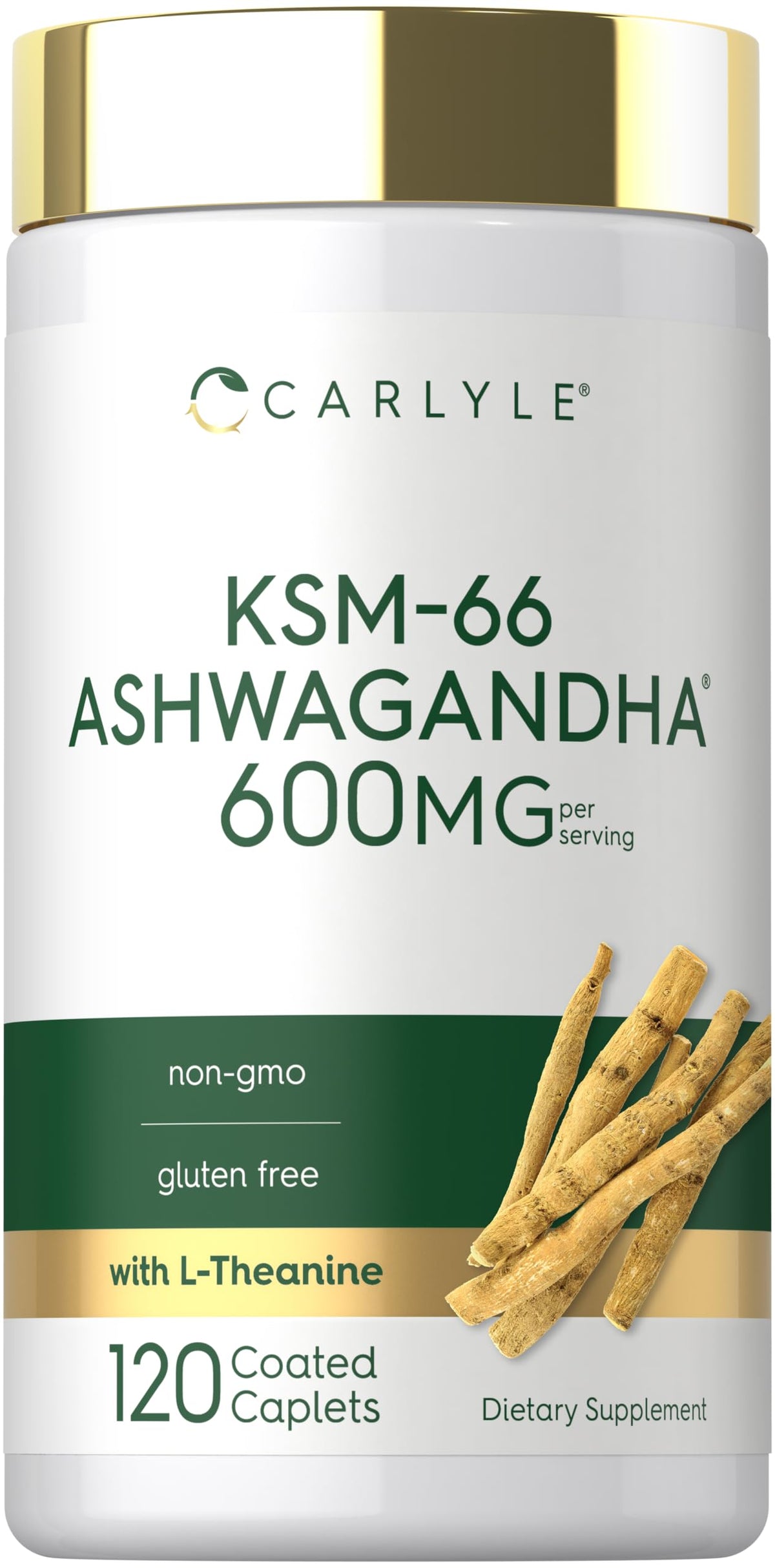 Ashwagandha Root Extract 600mg 120 Vegan Caplets Z905