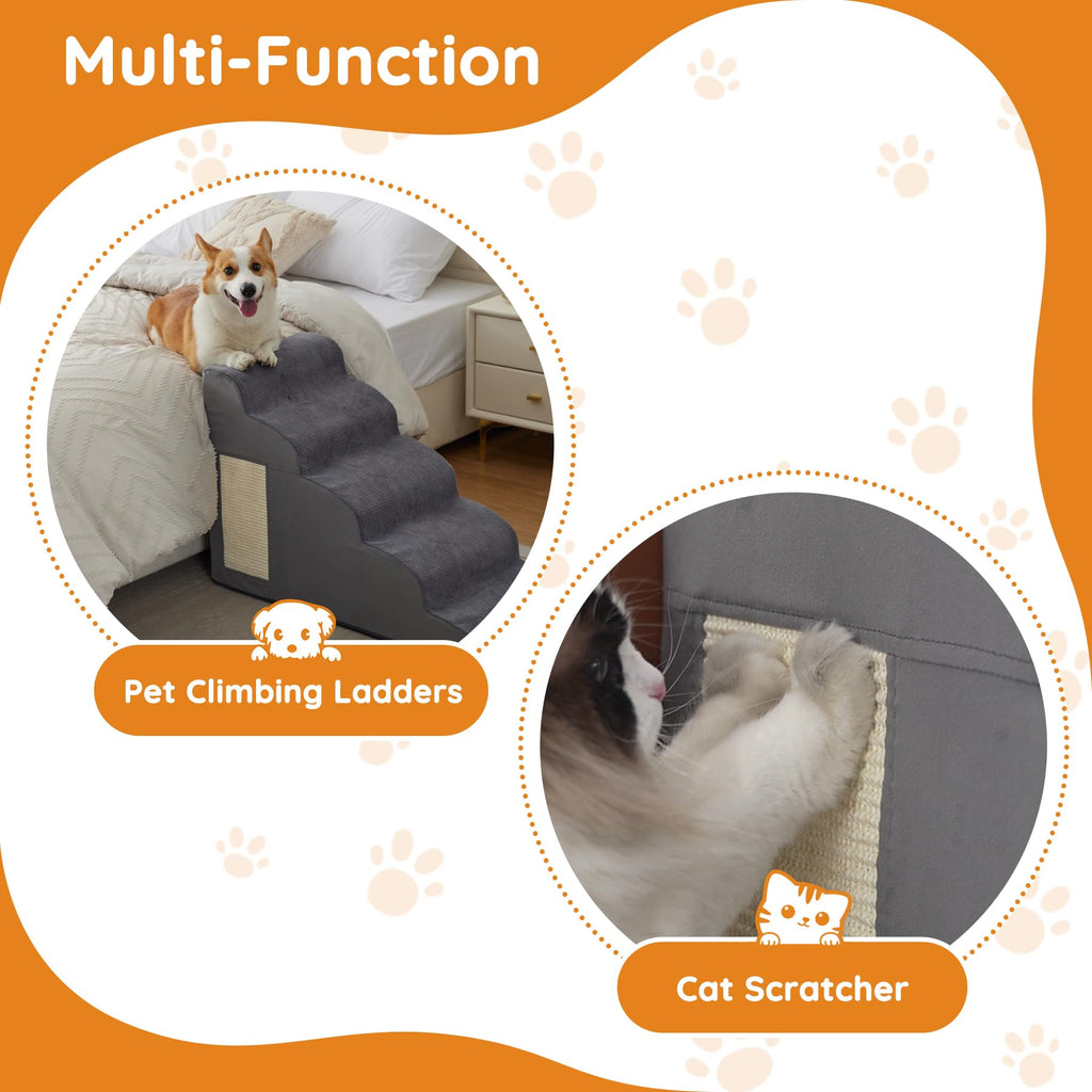 Dog Stairs 2-Step Grey K1148