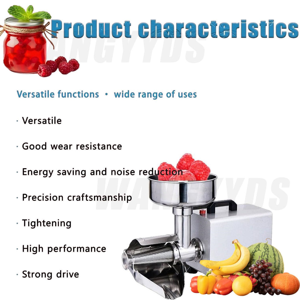 450W Stainless Steel Electric Tomato Strainer M25285