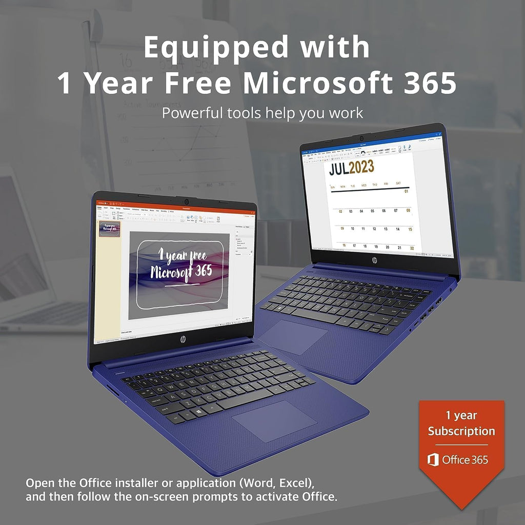 14" Ultral Light Thin Laptop, Quad-Core Intel Celeron, 16GB RAM, 564GB, Windows 11 S, Royal Blue X37924