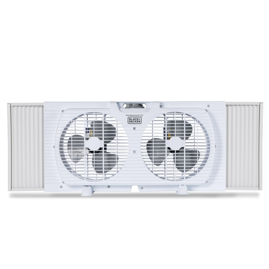 9" Dual Window Fan with 2 Speed Settings U520001