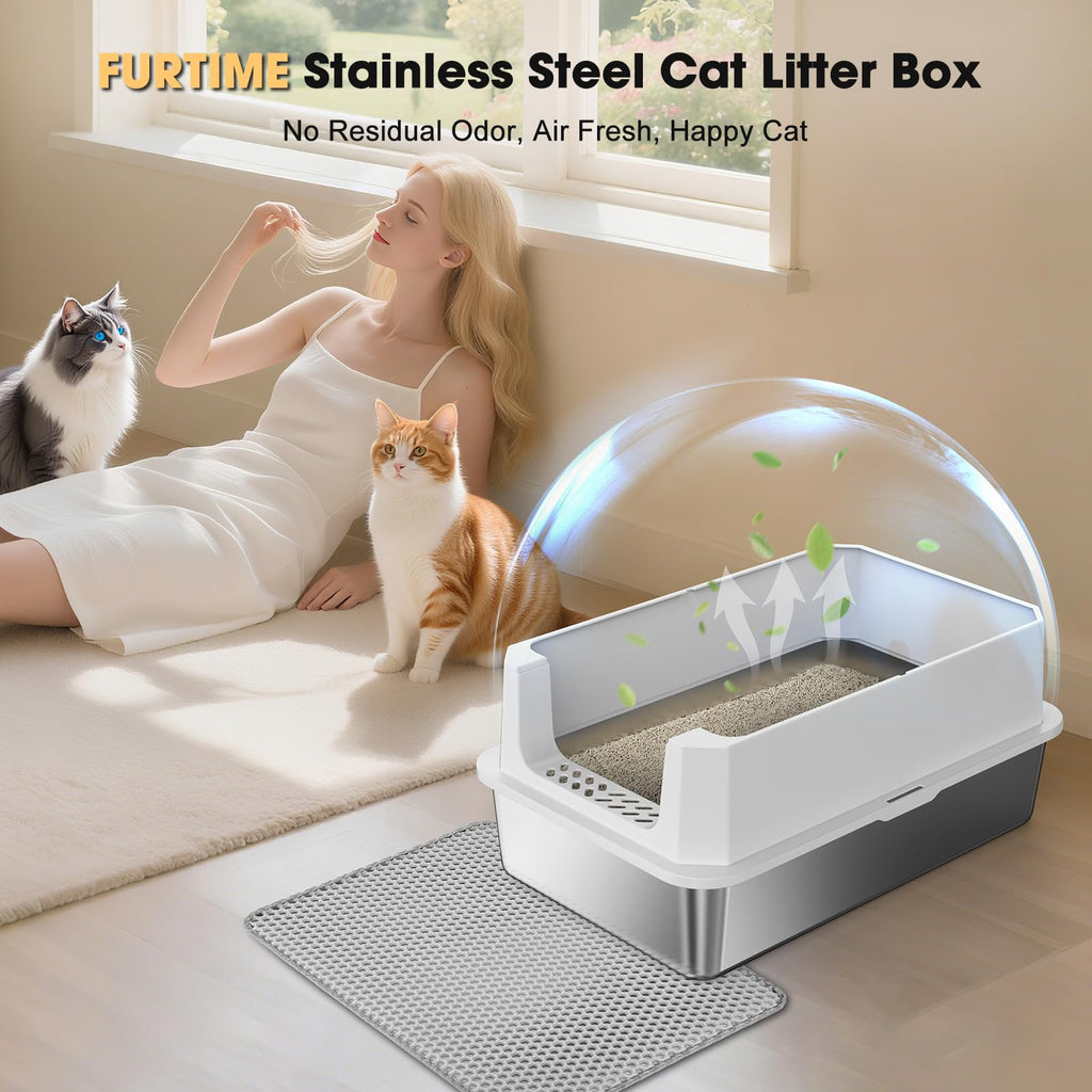 Stainless Steel Cat Litter Box B24623