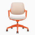 Orange White Low Back Office Chair D65752
