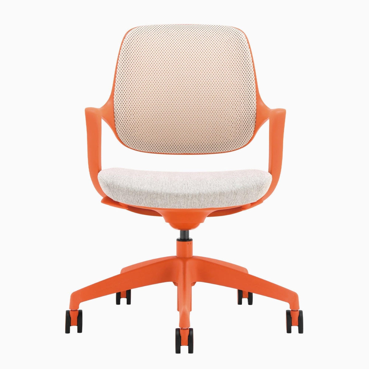 Orange White Low Back Office Chair D65752