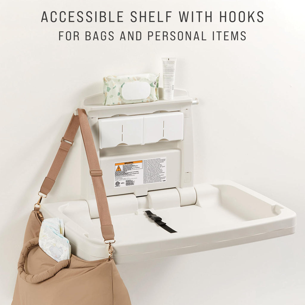Wall-Mounted Fold-Down Baby Changing Station V828