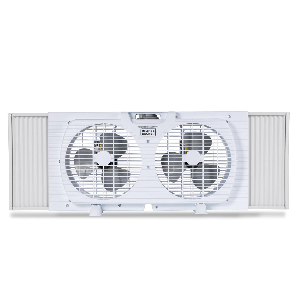 9" Dual Window Fan with 2 Speed Settings U520001