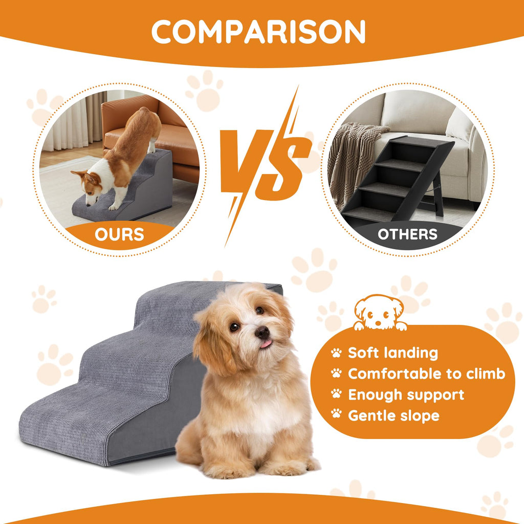 Dog Stairs 2-Step Grey K1148