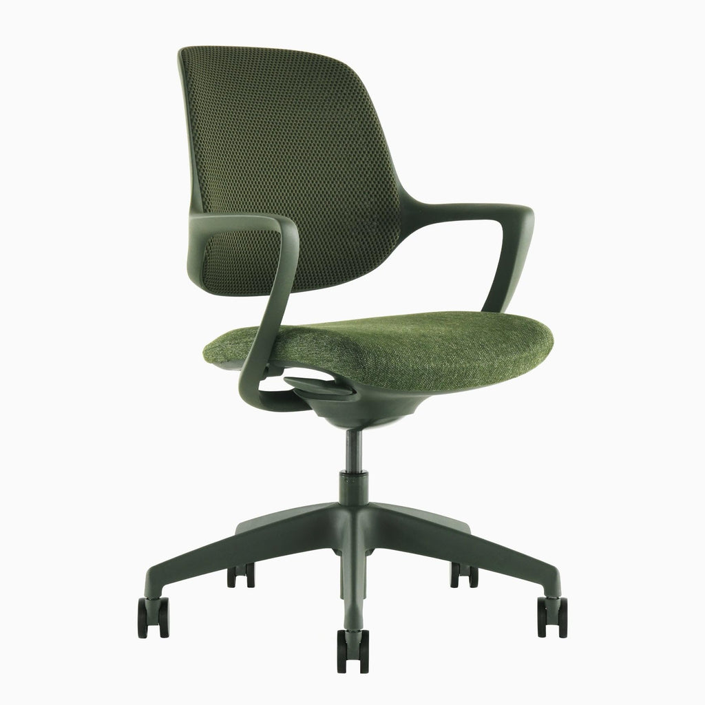 Orange White Low Back Office Chair D65752
