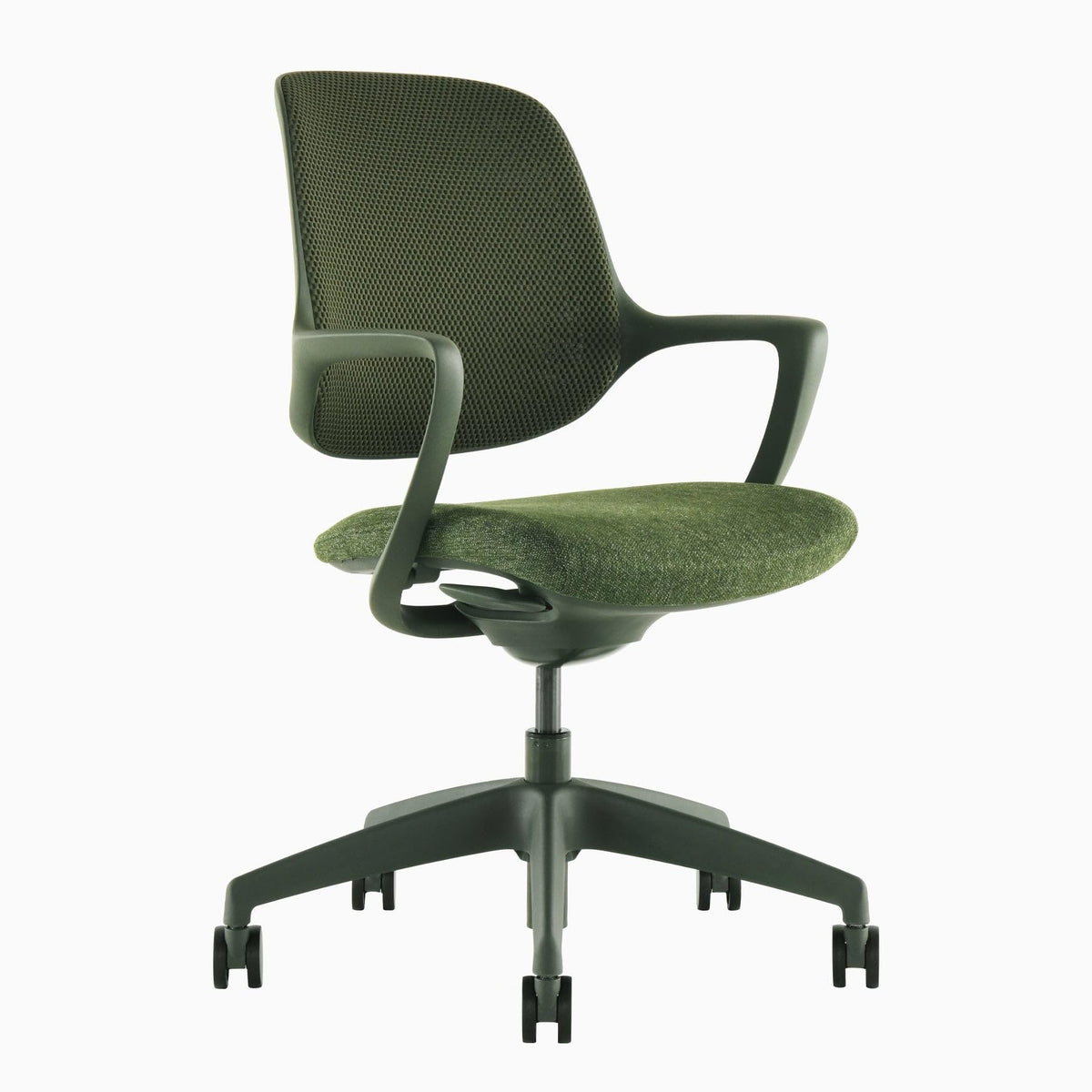 Orange White Low Back Office Chair D65752