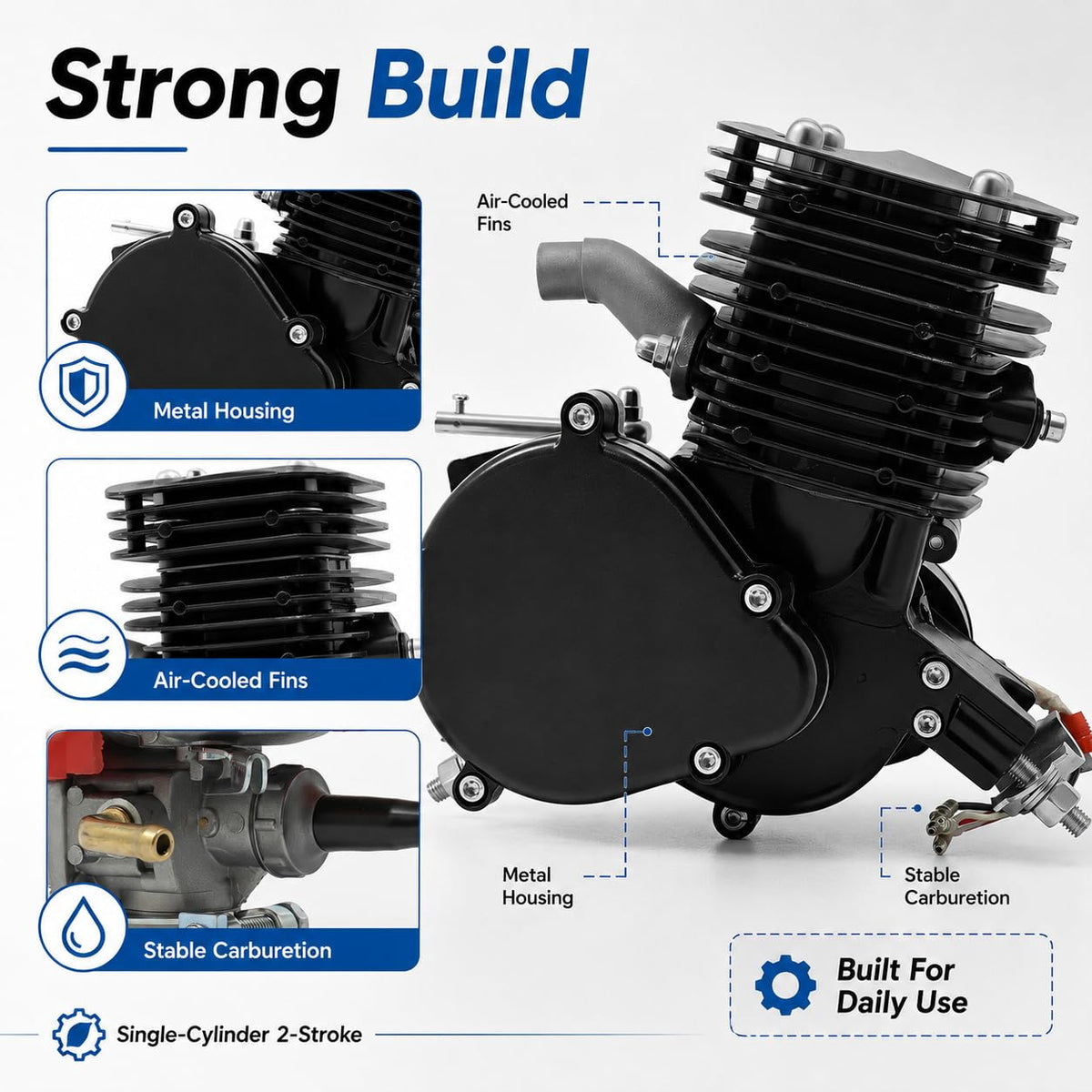 110cc 2-Stroke Bicycle Engine Kit O807
