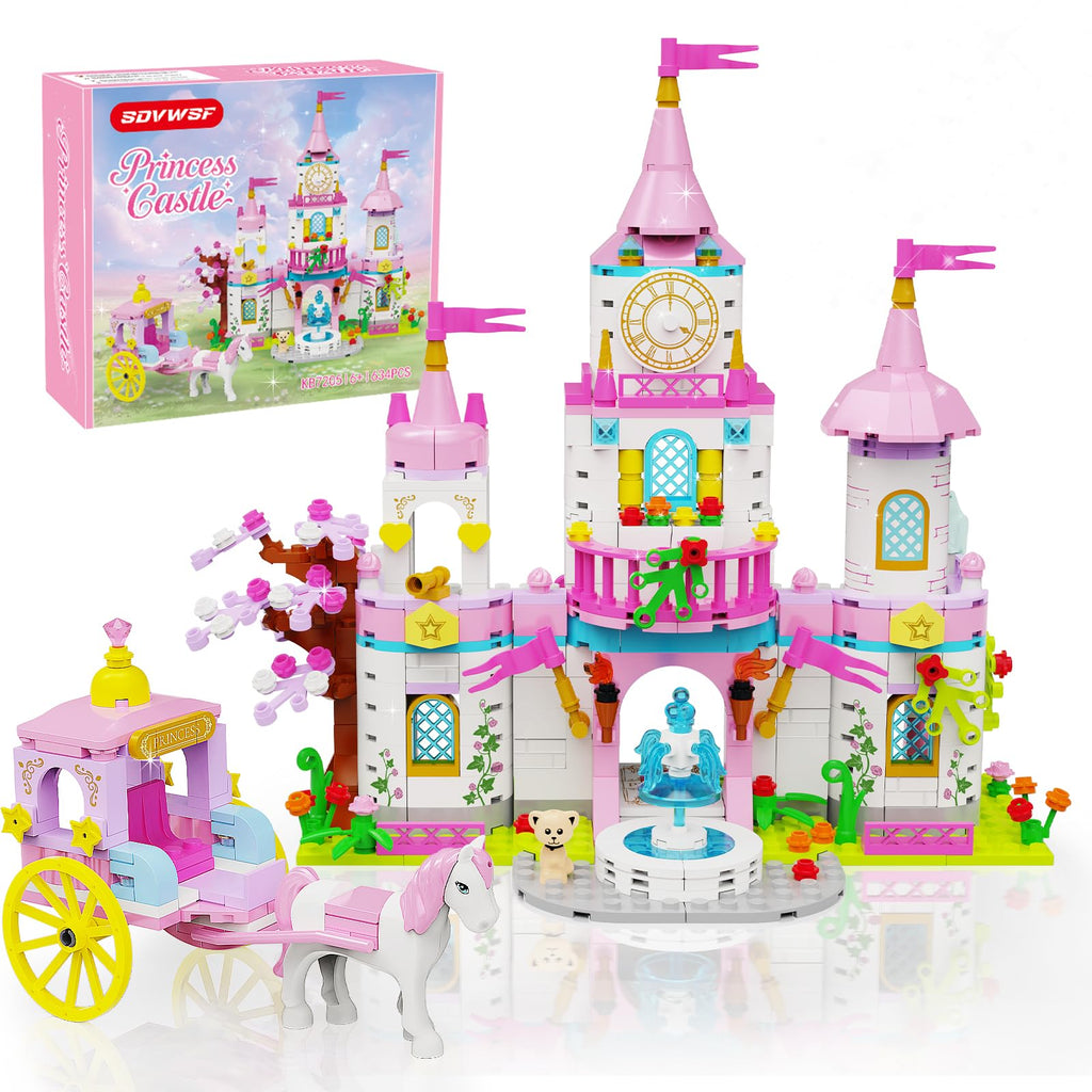 Princess Castle Building Blocks Set 634PCS F898