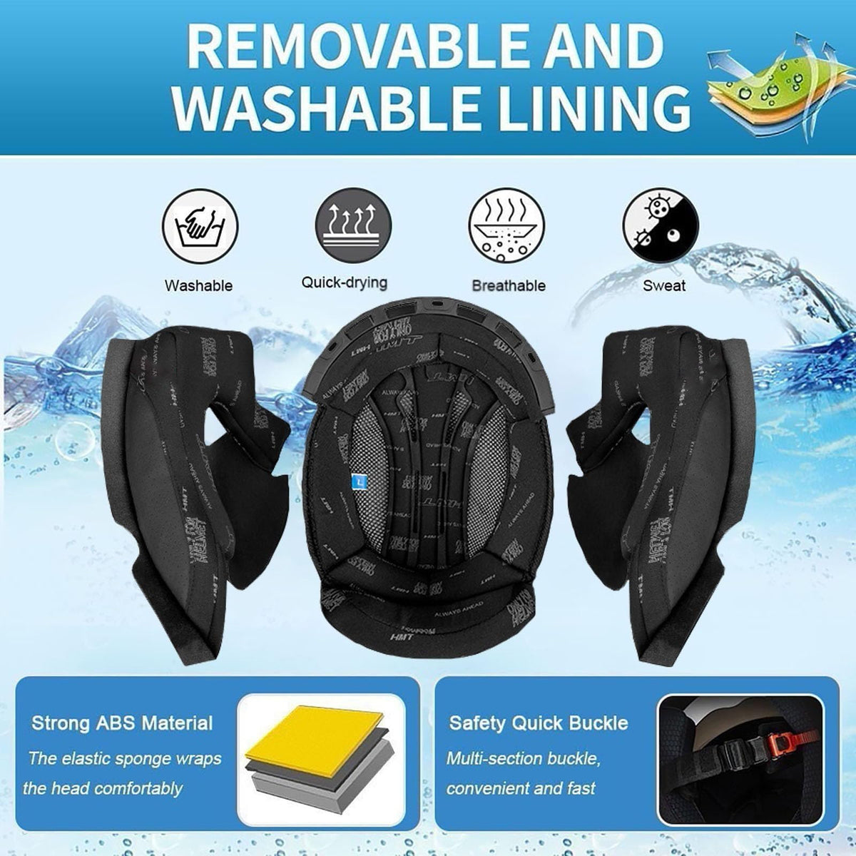 Flip-Up Full Face Motorcycle Helmet with Dual Visors G64487