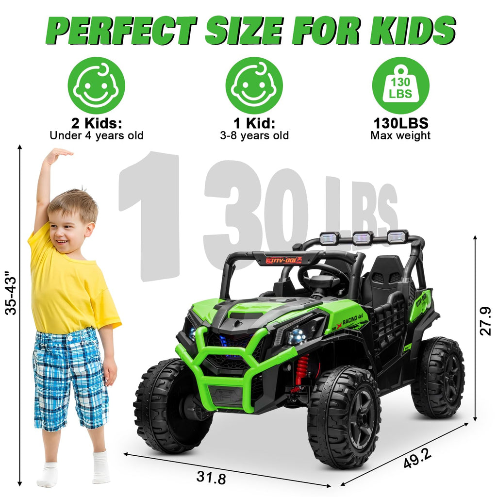 2 Seater 24V Powered Ride on Car with Remote D83801