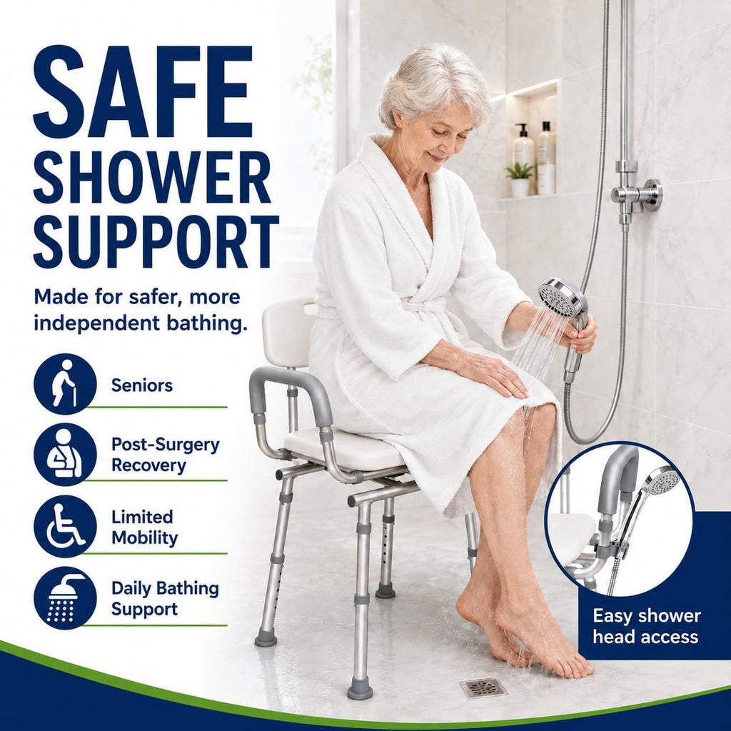 Adjustable Swivel Shower Chair L743050