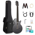Carbon Fiber 35-Inch Smart Acoustic-Electric Travel Guitar X584806
