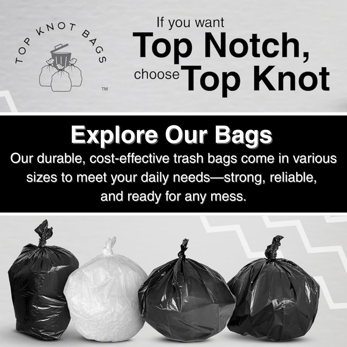 45 Gallon Black 1.5 Mil Trash Bags 100 Count S7667
