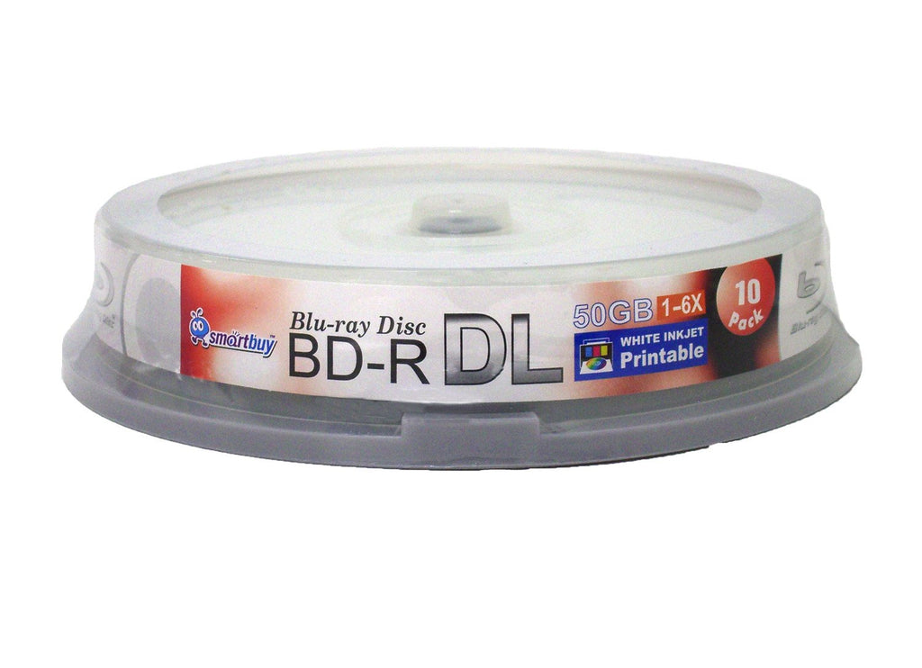 20-disc 50gb 6X Bd-r Dl White Inkjet Hub Printable Blank Disc U643
