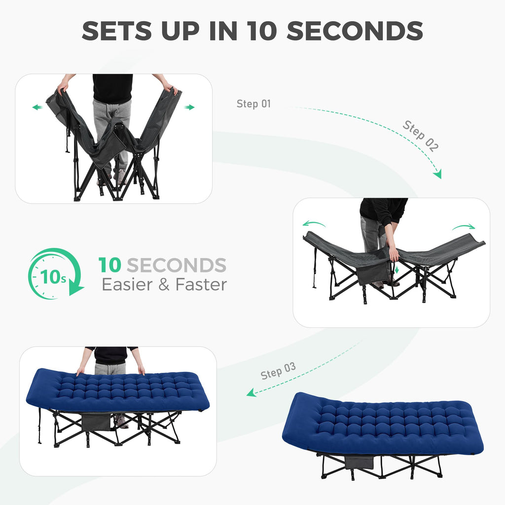 Folding Camping Cot with Mattress O770