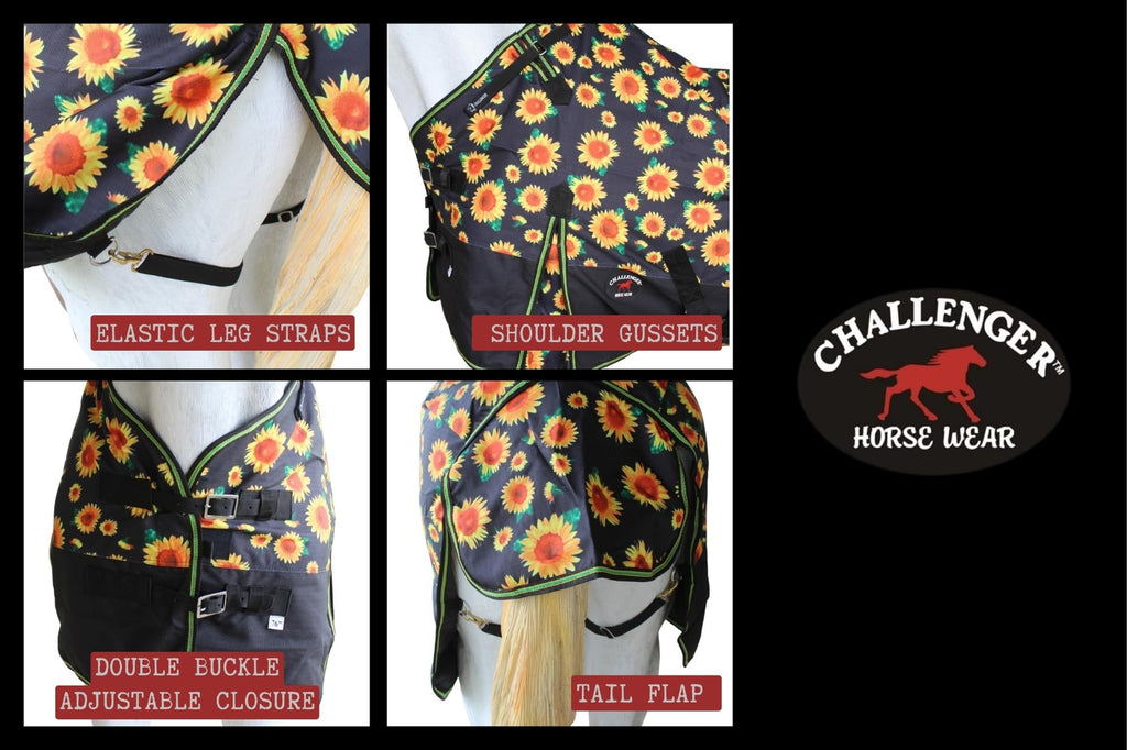 1200D Waterproof Horse Blanket D9197
