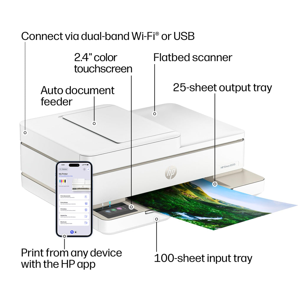 Wireless All-in-One Color Inkjet Printer F43044