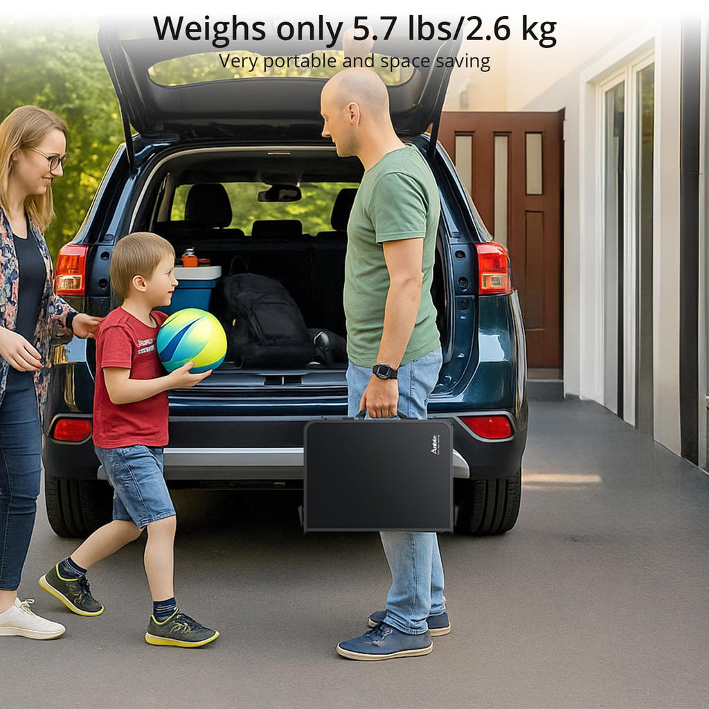 24"X 16" Adjustable Height Folding Camping Table Y859548