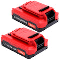 2 Pack 20V Max 3.0Ah Lithium Battery T545