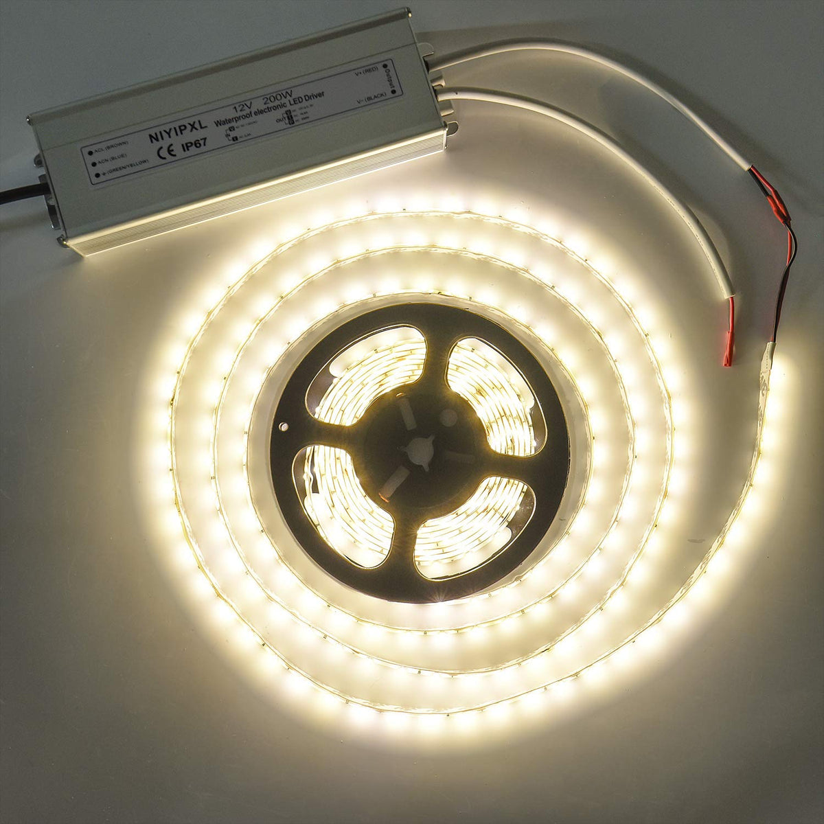 200 Watts Waterproof IP67 LED Driver 90V-130V AC to 12V DC I17059