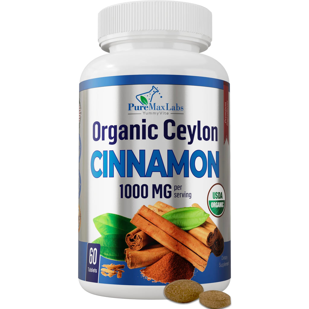Organic Ceylon Cinnamon 1000mg 60 Tablets Y510970