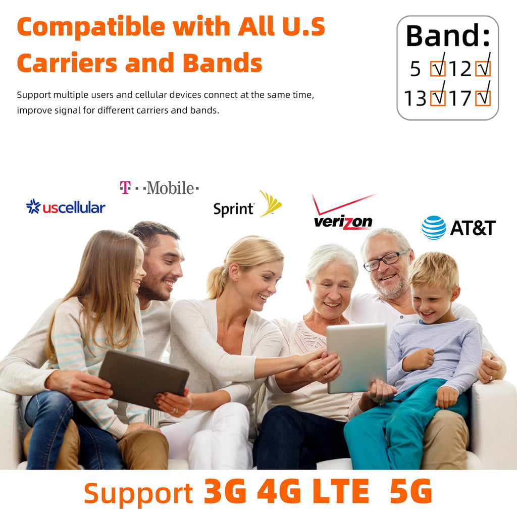 Cell Phone Signal Booster for Home & Office J448451