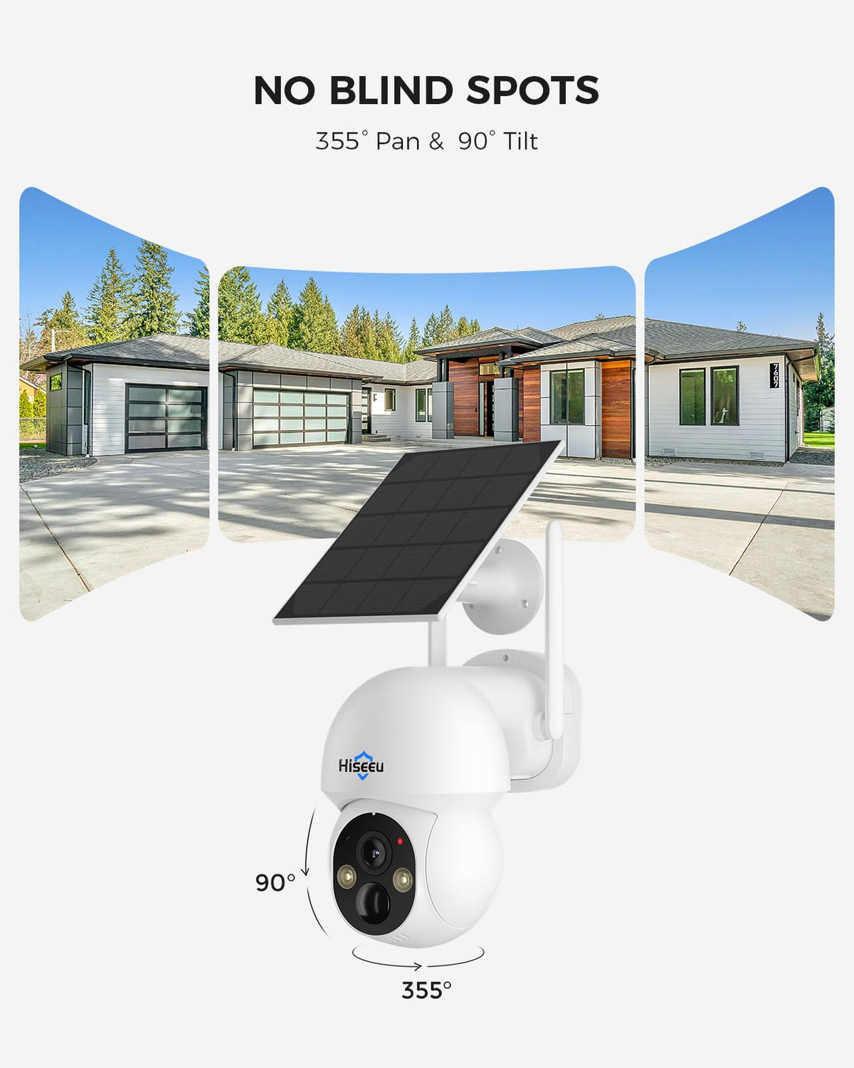 Wireless Outdoor Solar Security Camera System W282097