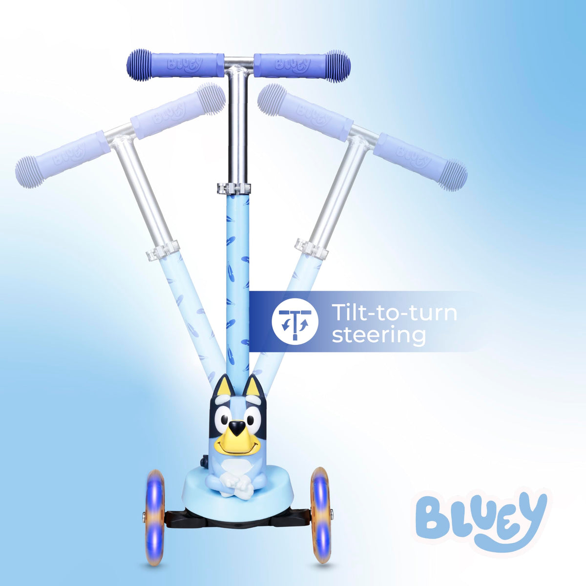 3 Wheel Light Up LED Wheels Kick Scooter X4203