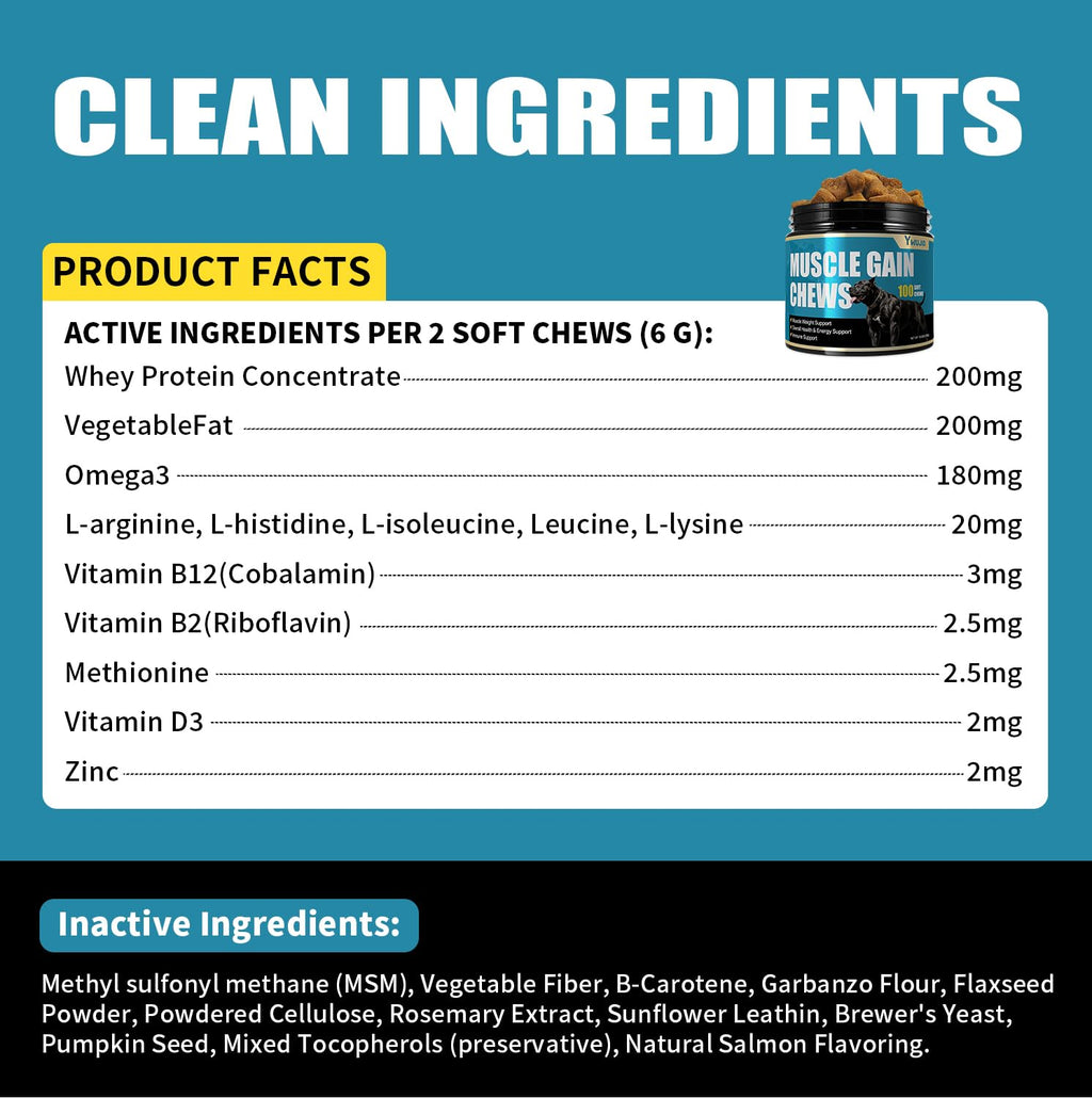 High Protein Dog Weight Gainer Chews J144670