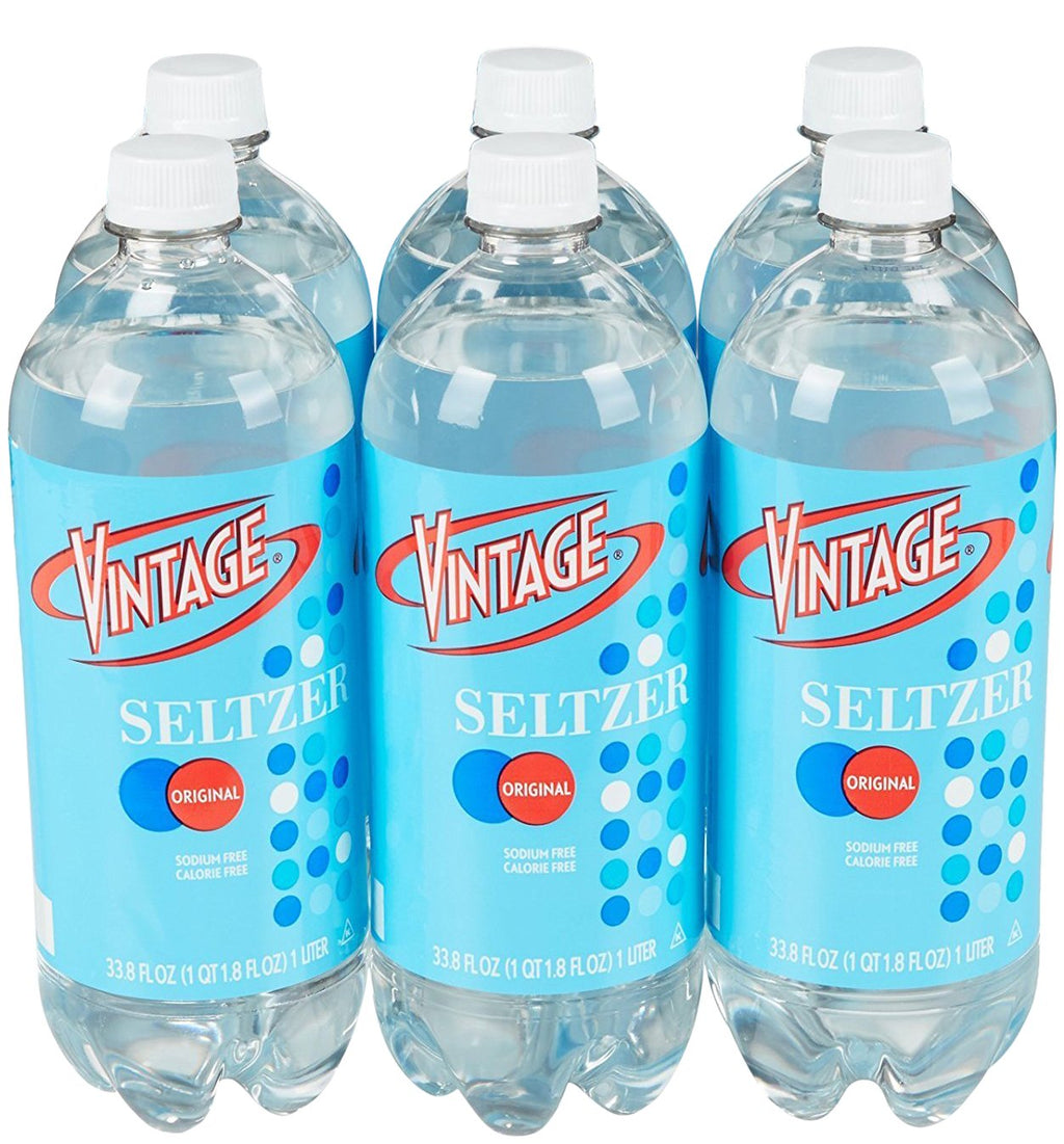 Vintage Seltzer Water 33.8 fl oz 6-Pack U4212