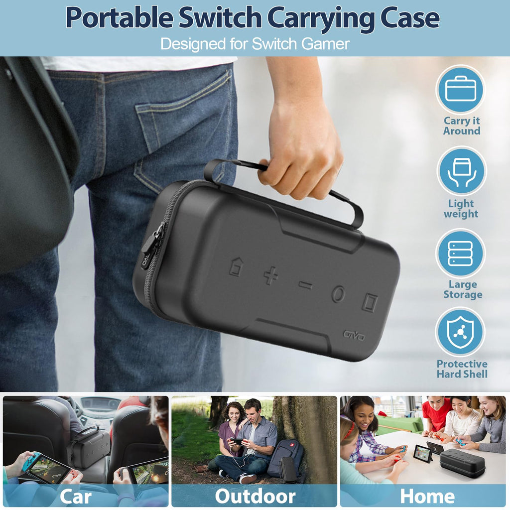 Switch OLED Carrying Case with 20 Games I9645