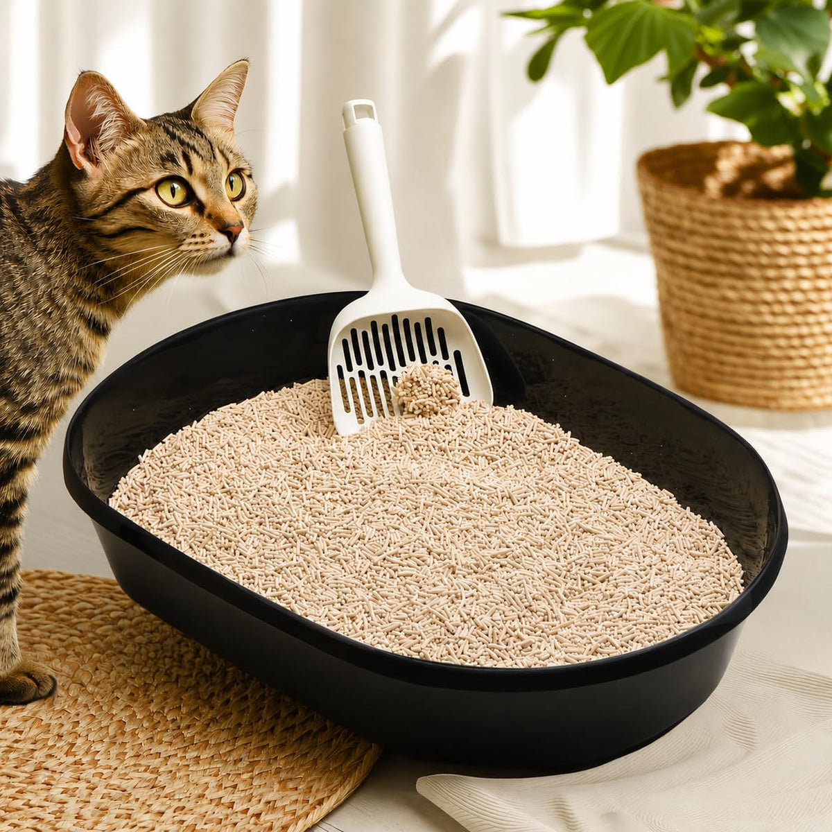 Tofu Cat Litter Low Dust Clumping Odor Control 10 LBS Q38886
