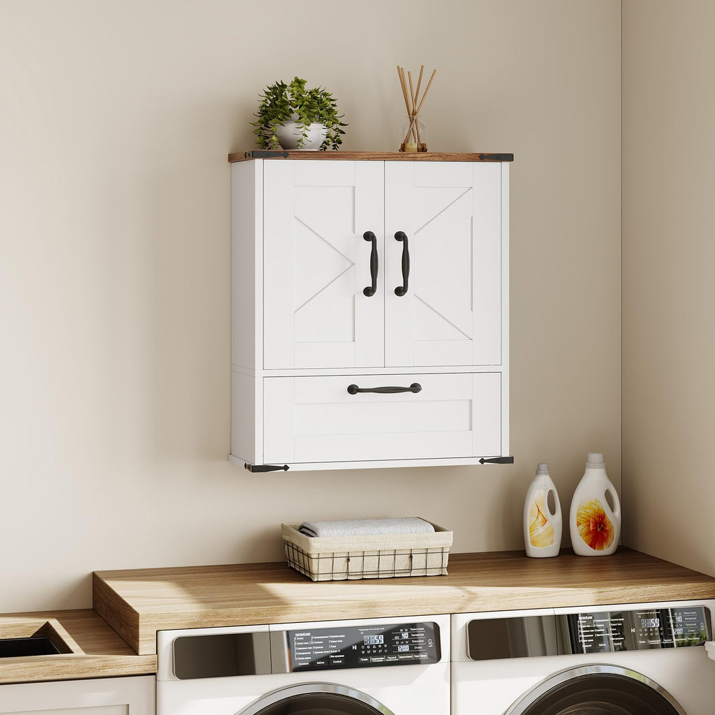 Wall Mounted Cabinet with Adjustable Shelf E436