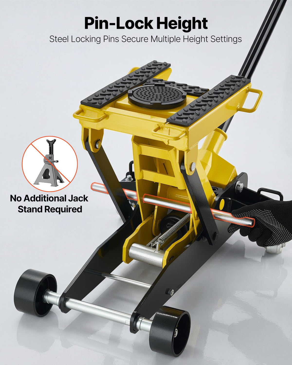 2 Ton Steel Hydraulic Floor Jack I794489