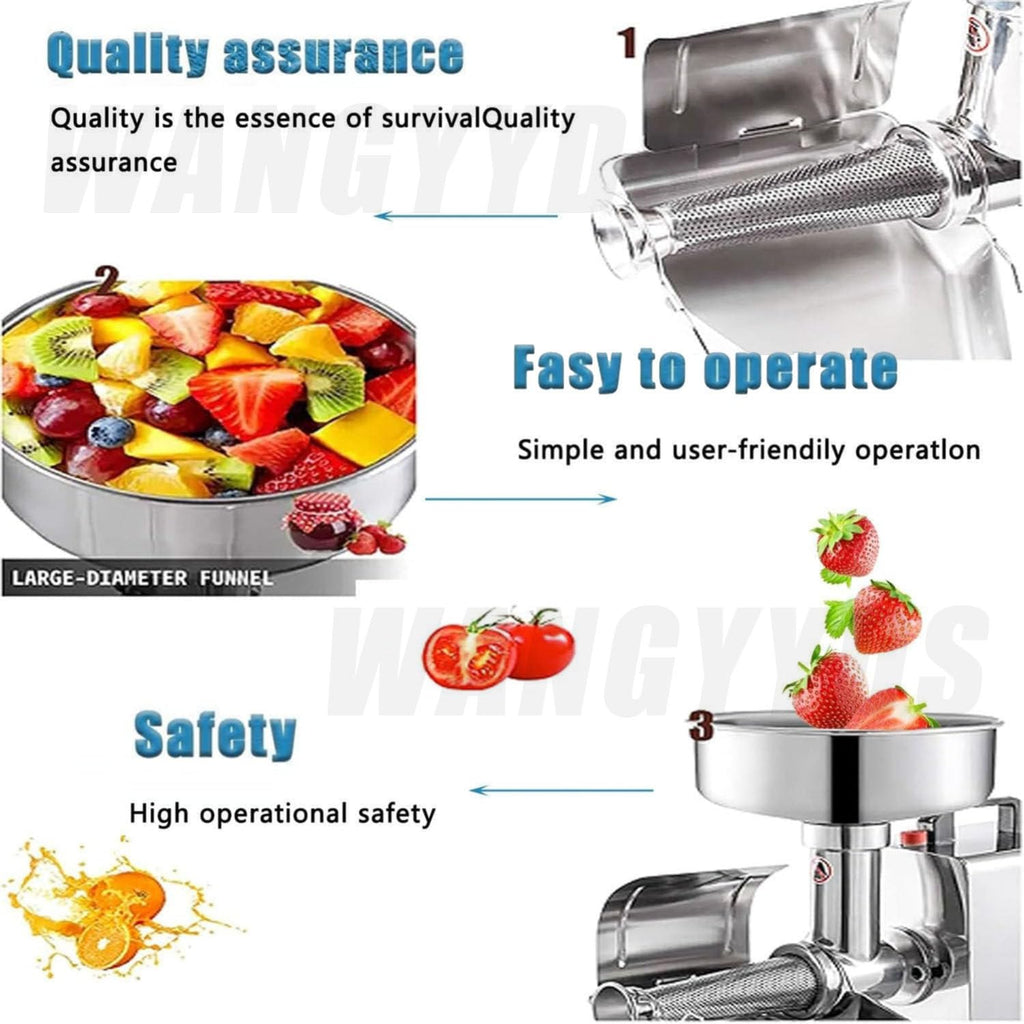 450W Stainless Steel Electric Tomato Strainer M25285