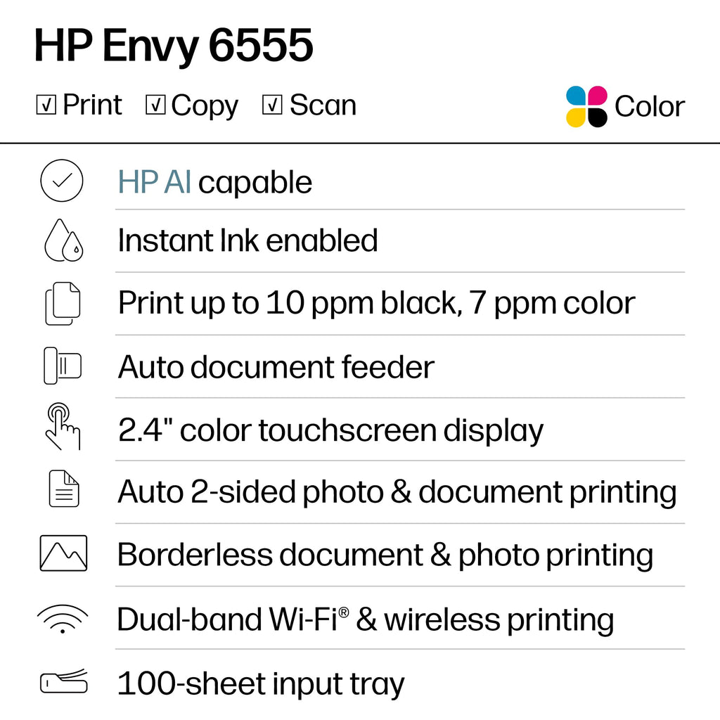 Wireless All-in-One Color Inkjet Printer F43044