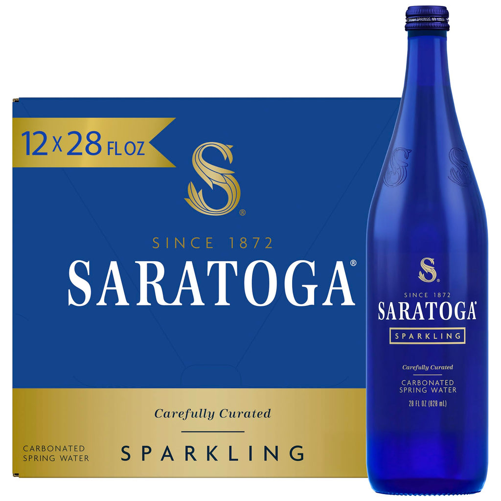 Sparkling Water 12-Pack 28 Fl Oz Glass Bottles K471