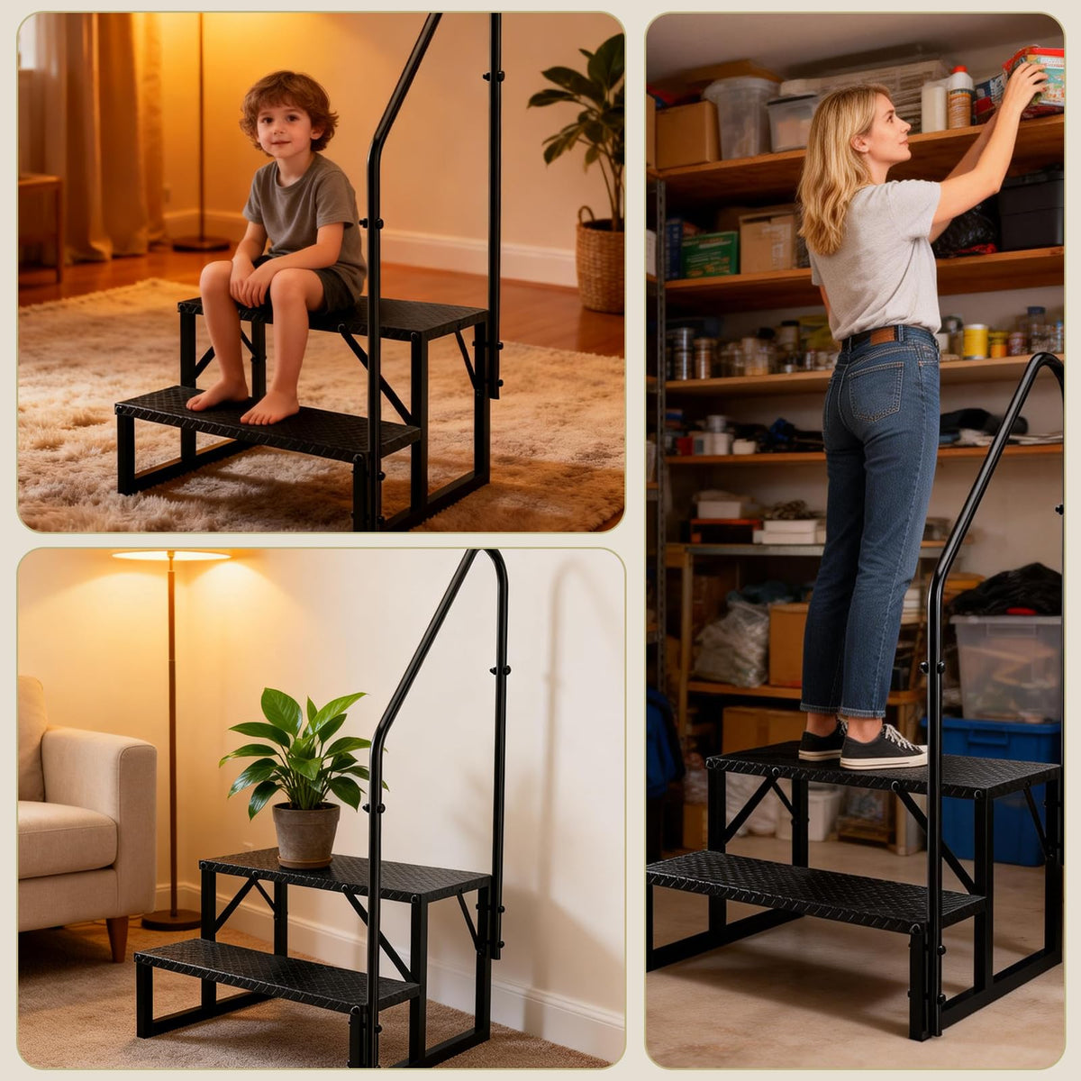 2 Step Ladder with Handrail C78729