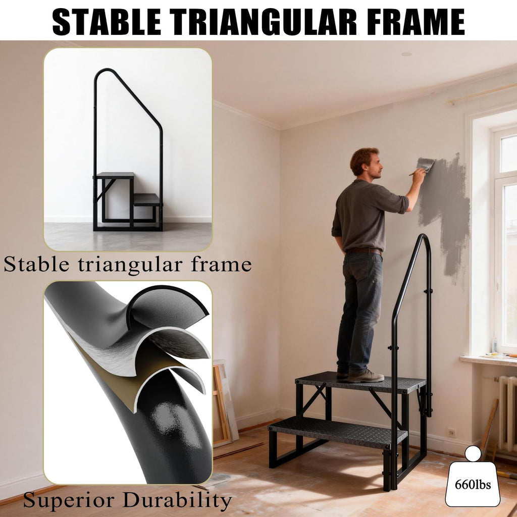 2 Step Ladder with Handrail C78729