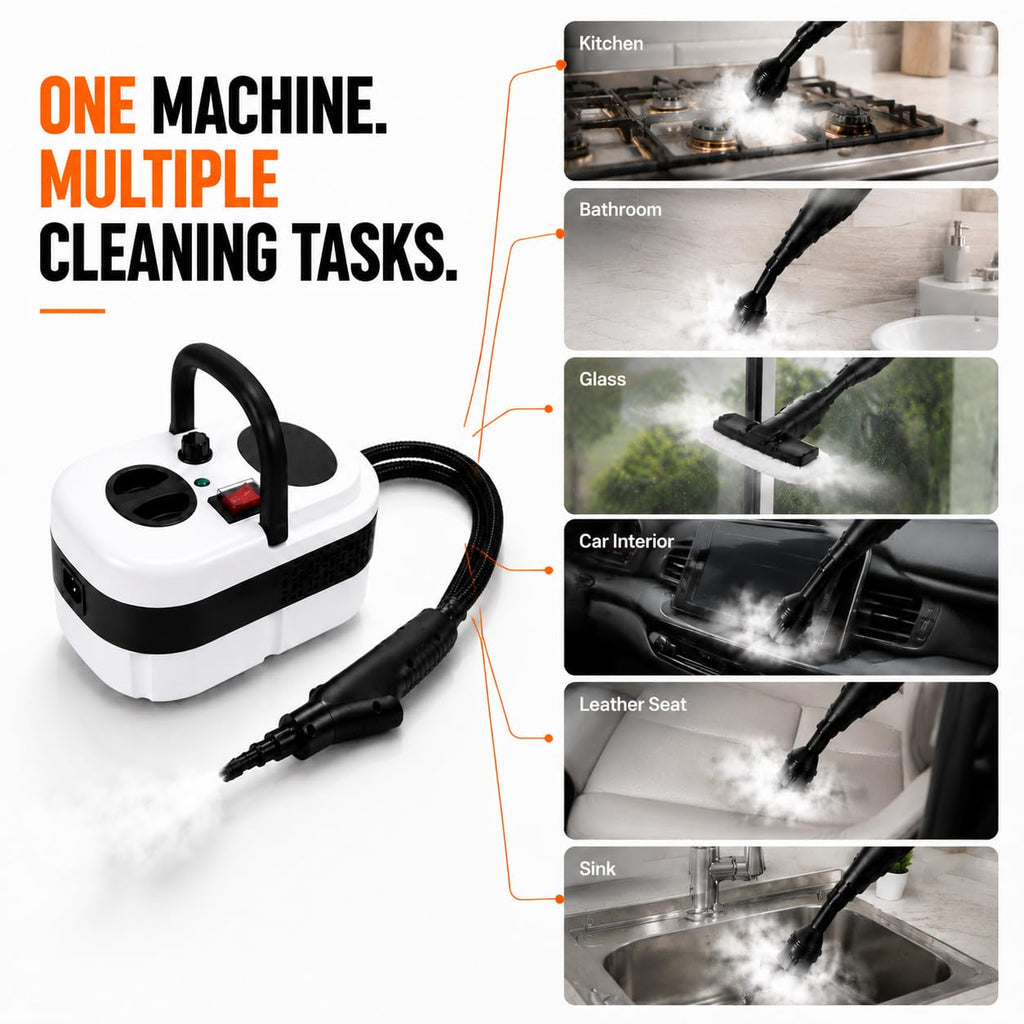 Handheld Steam Cleaner with 10-Piece Accessory Kit A275509