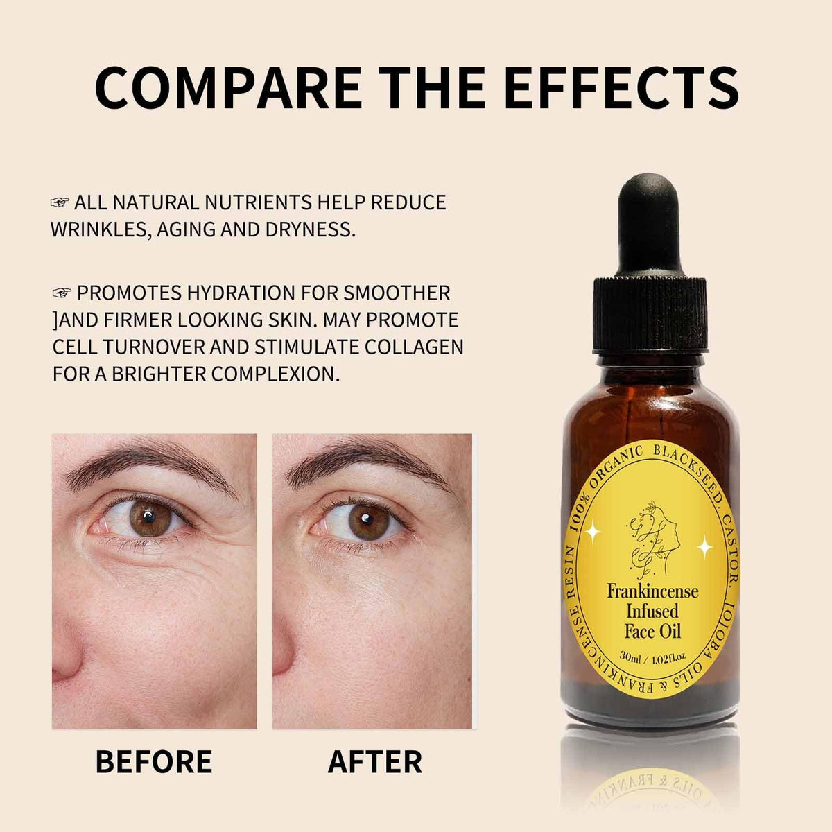 Frankincense Resin Oil Facial Serum 3PC P439