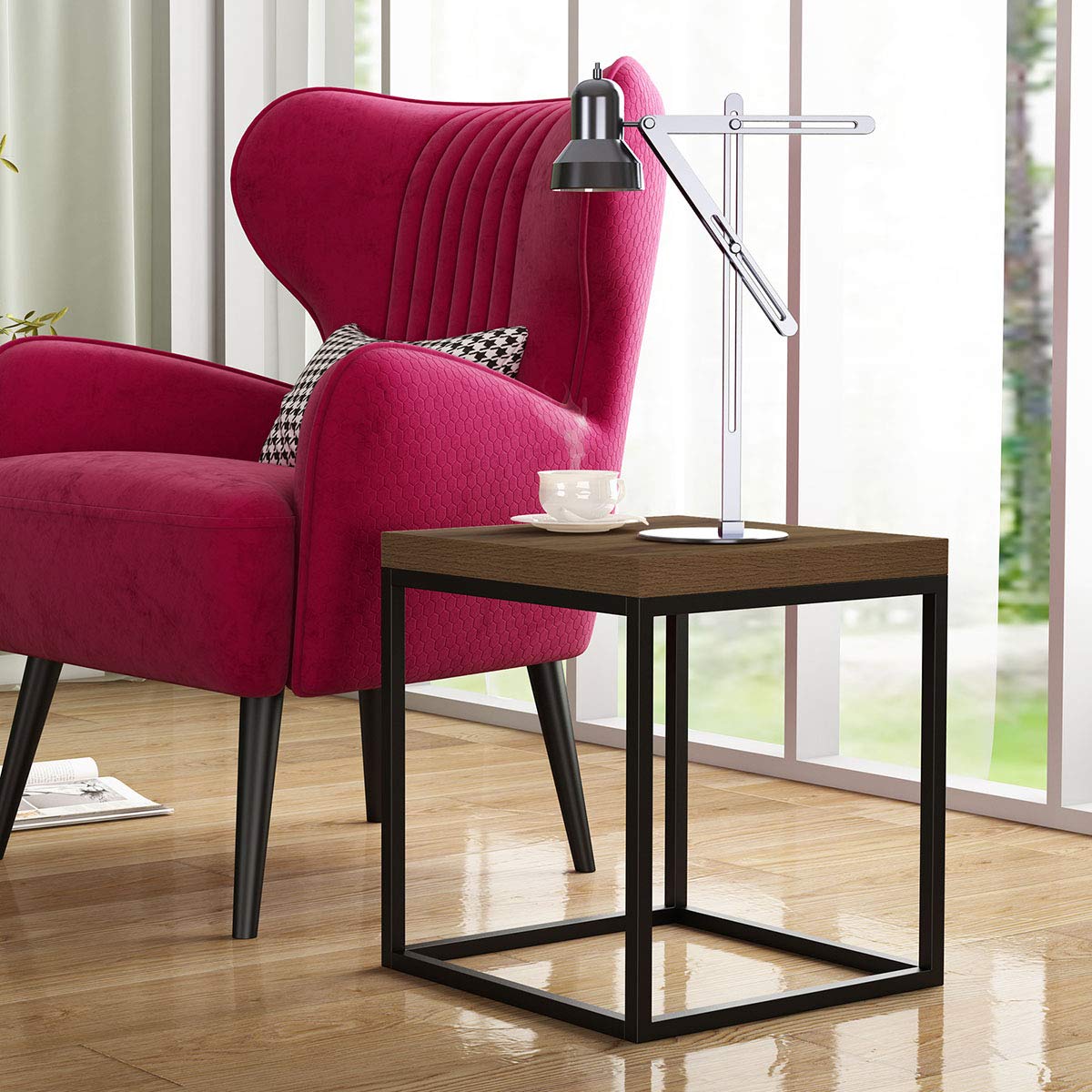 Dark Walnut Coffee Table & End Table Set K378803