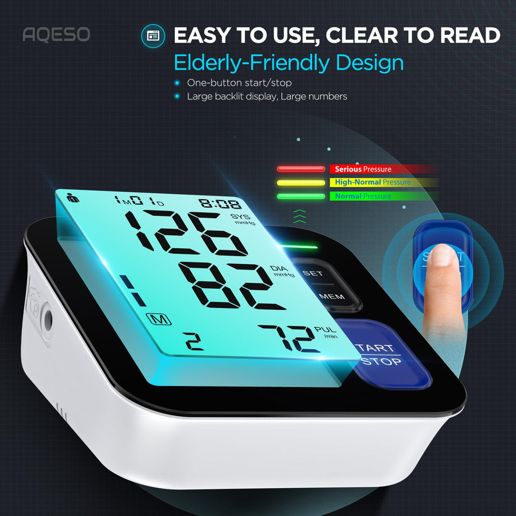 Automatic Digital Blood Pressure Machine with 2 Size Cuffs O403